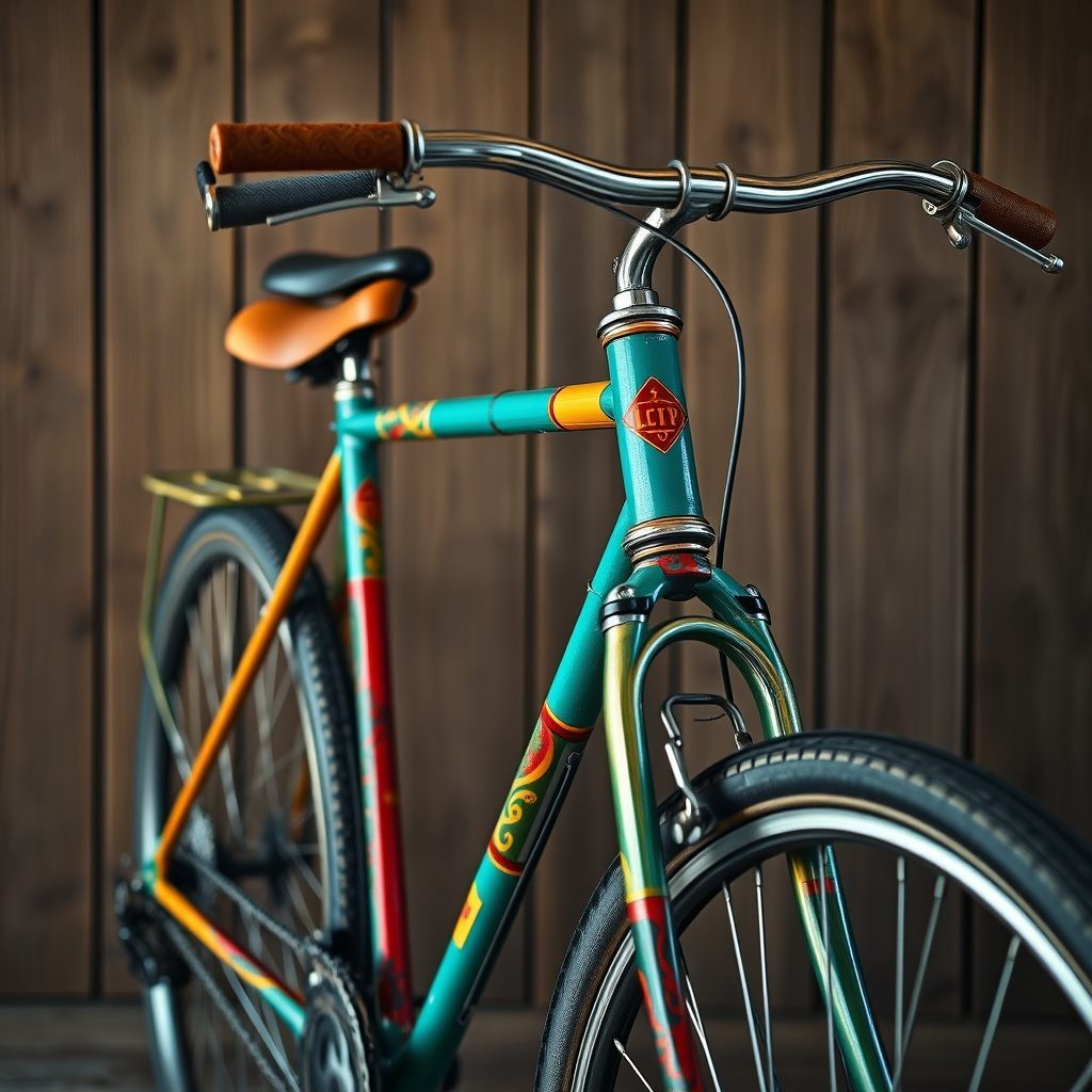 Pintura personalizada de bicicleta